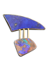 Original Pin/Pendant - SS/14K - Lapis Lazulite/Boulder Opal