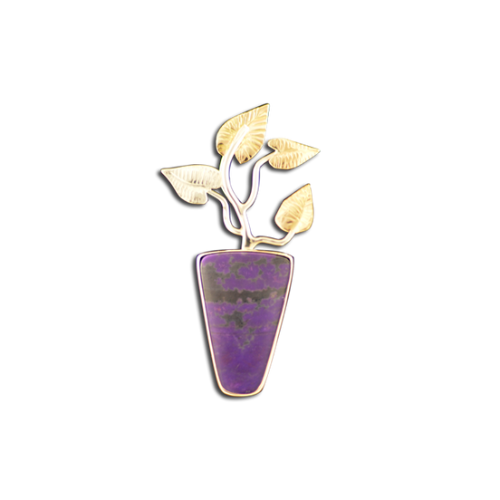 Original Pin/Pendant - SS/14K/Sugalite