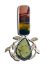 Original Pendant: Jasper/Moldavite - SS/14K