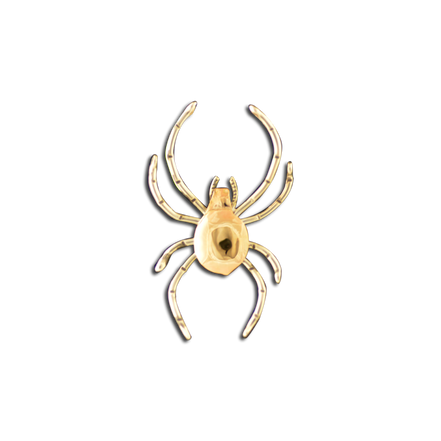 Original Pin/Pendant Black Widow Spider - SS/14K