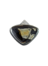 Simbercite w/ Pyrite Necklace: Sterling
