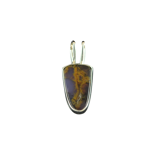 Lavender Agate Necklace:  SS