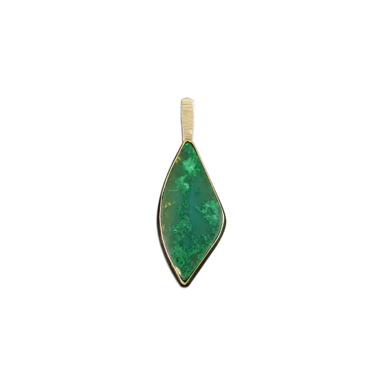 Malachite Necklace - 14K/SS