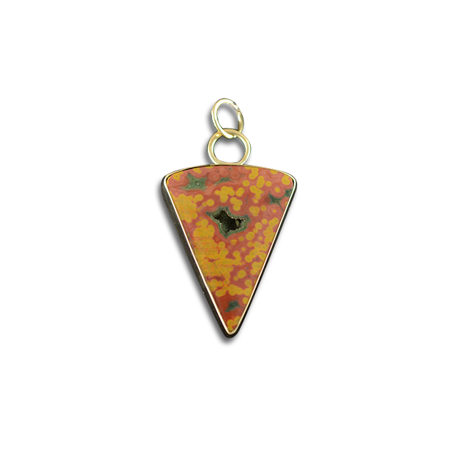 Poppy Jasper Necklace: 14k/SS