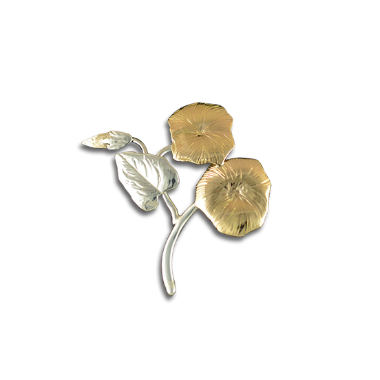 Original Pin/Pendant: Plant SS/14K