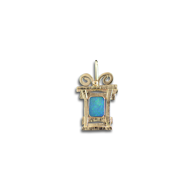 Opal Doublet Necklace - 14K Gold