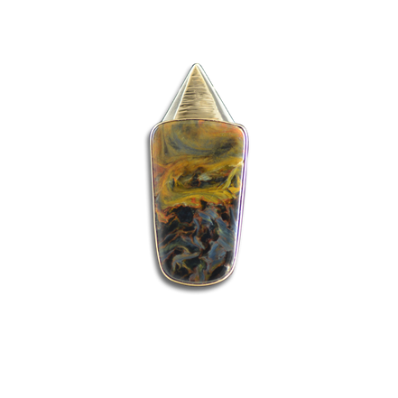 Pietersite Necklace: 14K/SS