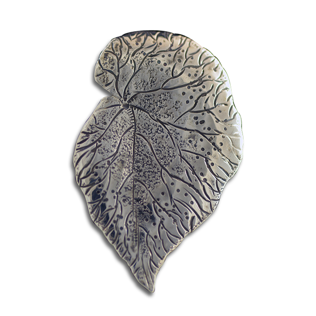 Original Pin/Pendant: Begonia Leaf - SS