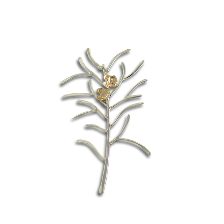 Rosemary Branchl Pin/Pendant: SS/14K