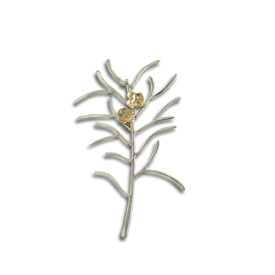 Rosemary Branchl Pin/Pendant: SS/14K