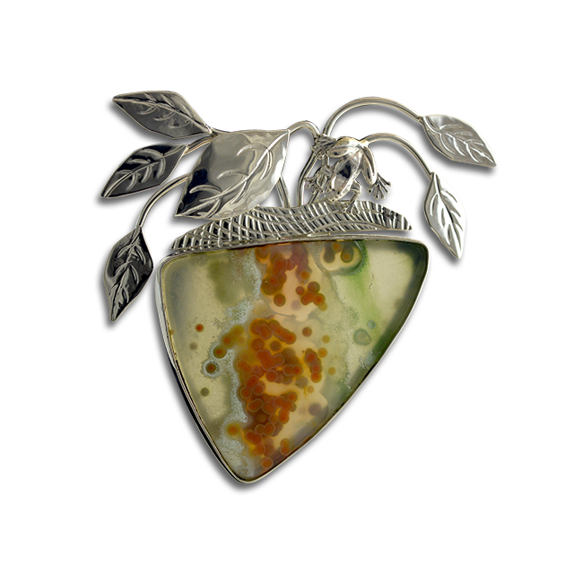 Original Pin/Pendant: Agate - SS