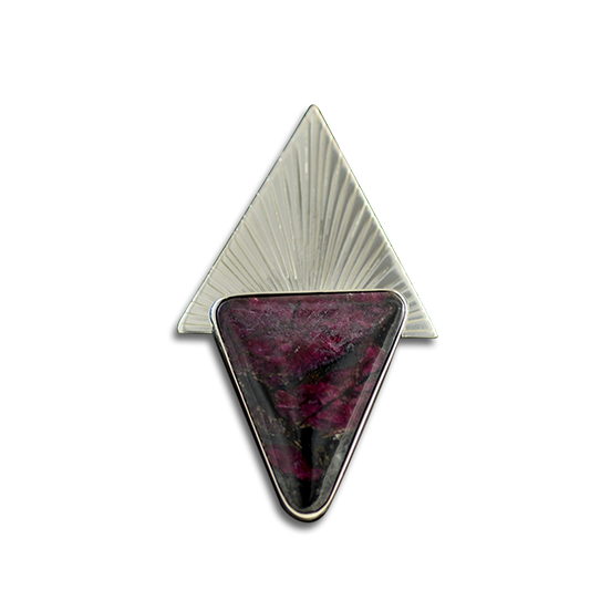 Eudialyte Pin/Pendant: SS