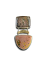 Original Pin/Pendant: Garden Quartz & Jasper - Sterling/14K Gold