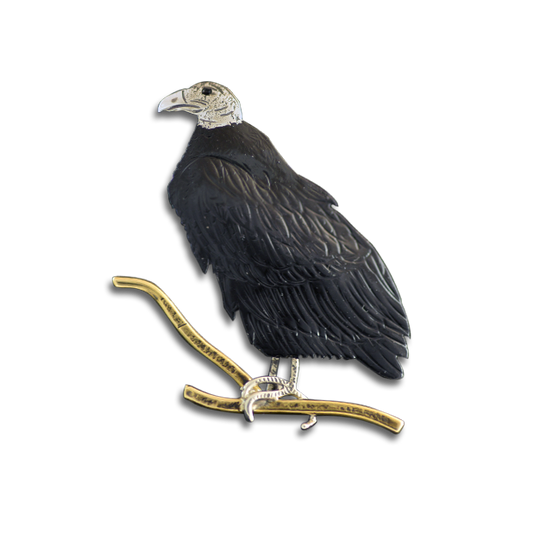 Original Pin/Pendant: Vulture - SS/Brass