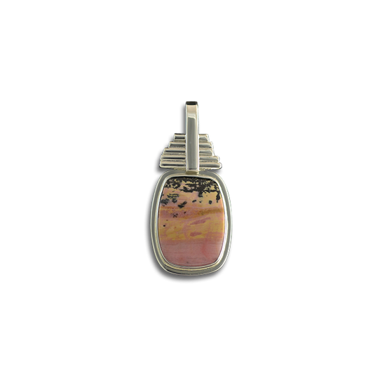 Picture Jasper Necklace:  Sterling Silver