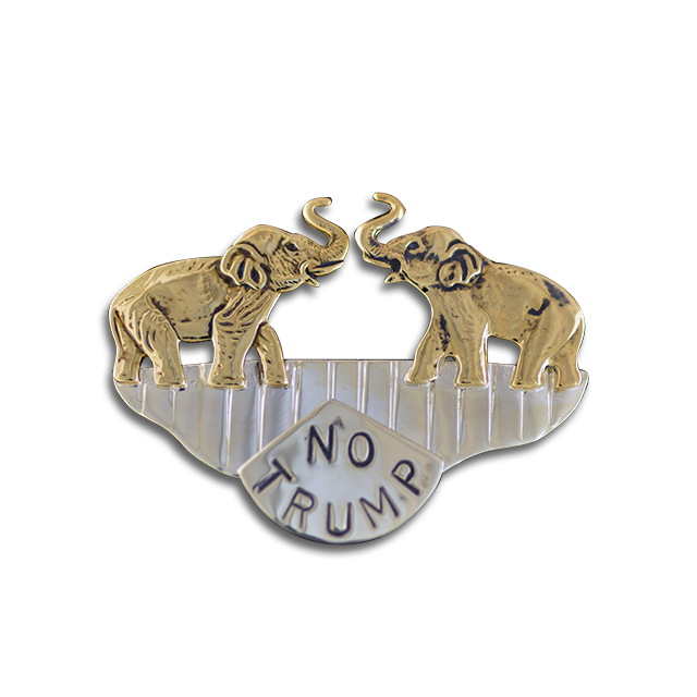 Original Pin/Pendant: NO TRUMP - SS/B