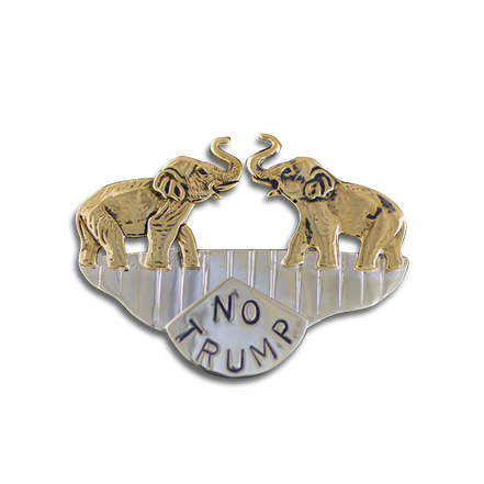 Original Pin/Pendant: NO TRUMP - SS/B