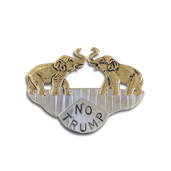 Original Pin/Pendant: NO TRUMP - SS/B