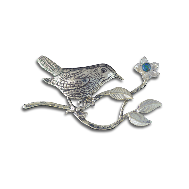 Original Slide: Bird on Branch - SS/Opal Triplet