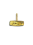 Contemporary Golden Rutilated Quartz Pendant