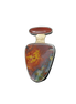Agate and Carnelian Pin/Pendant: SS/14K