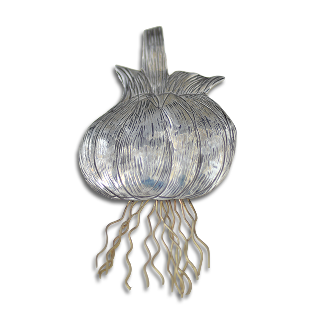 Garlic Pin/Pendant: MD - SS/14K
