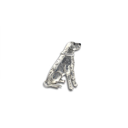 Dalmatian Dog  Pin/Pendant - Sterling