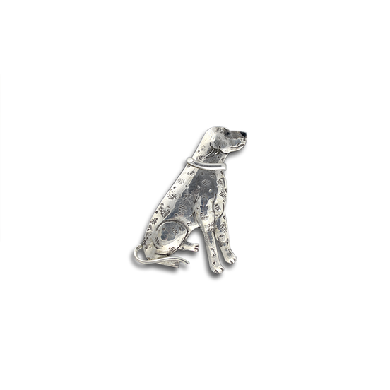Dalmatian Dog  Pin/Pendant - Sterling