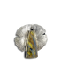 Pietersite Pin/Pendant: SS/14K bezel