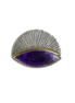 Sugilite Pin/Pendant - SS/14K bezel