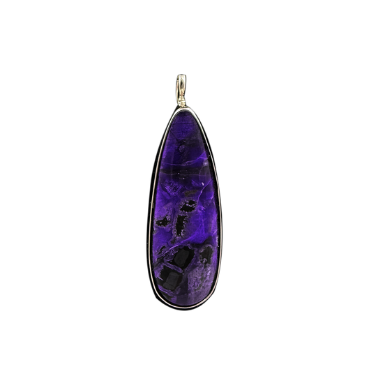 Sugilite Pendant - 14K/Sugilite