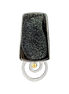 Druzy Quartz and Spiral Pin/Pendant - Sterling / 14K bead