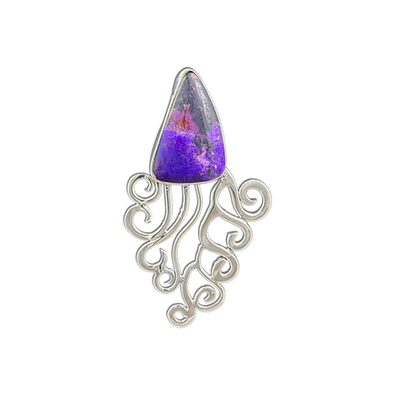 Sugilite Necklace - Sterling