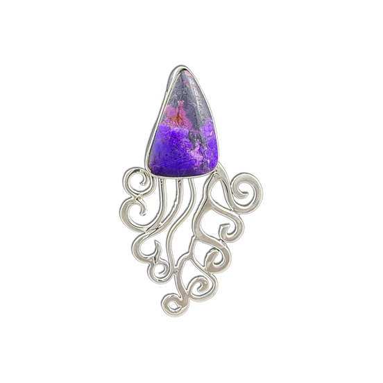 Sugilite Necklace - Sterling