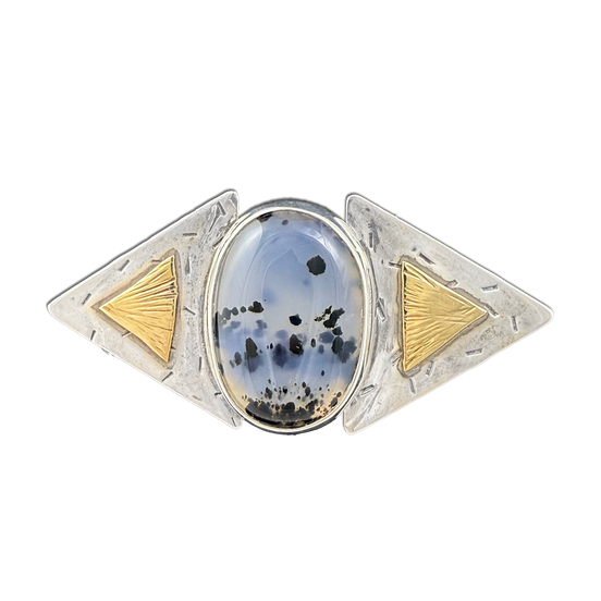 Agate Neckslide:  - SS/14K