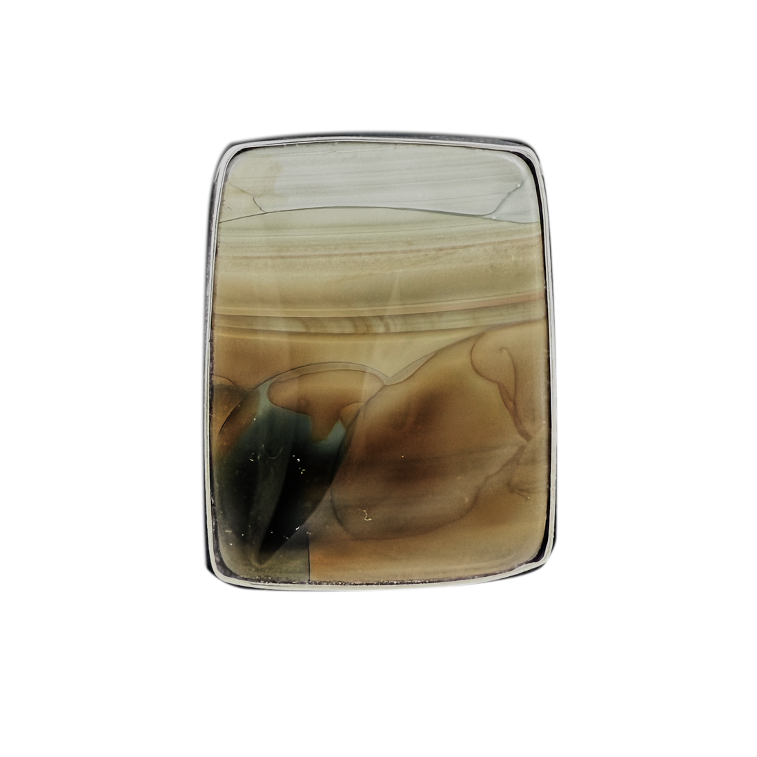 Picture Jasper Necklace -Sterling Silver