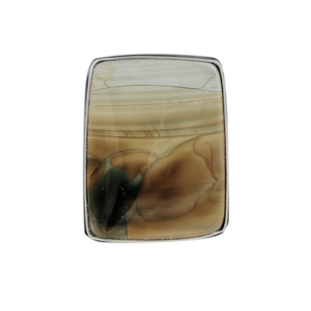 Picture Jasper Necklace -Sterling Silver