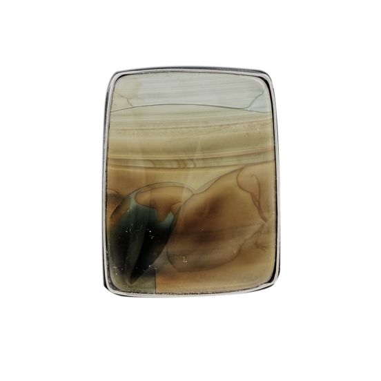 Picture Jasper Necklace -Sterling Silver
