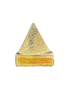 Rutilated Quartz Pyramid Necklace:  - 14k