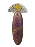 Sugilite with Maple Leaf Pin/Pendant - SS/B/14k