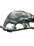 Original Pin/Pendant: Sterling/Brass/Copper - Chameleon