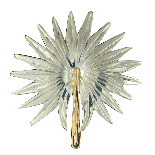 Palmetto Pin/Pendant - Sterling/14k