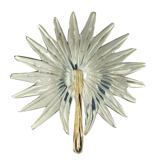 Palmetto Pin/Pendant - Sterling/14k