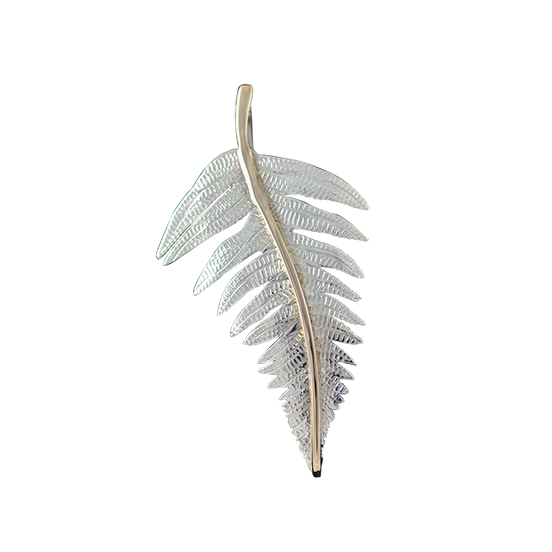 Original Pin/Pendant: Fern SS/14K