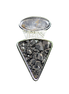 Original Pin/Pendant - Sterling/Brazilian Quartz/Garnet