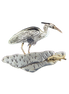 Original Pin/Pendant Heron in Marsh - SS/Brass
