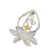 Chrysoprase Leaf Pendant