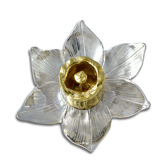 Daffodil Pin/Pendant: 2.5" - SS/GP