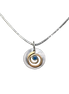 Spiral in Hoop Necklace with Opal Triplet