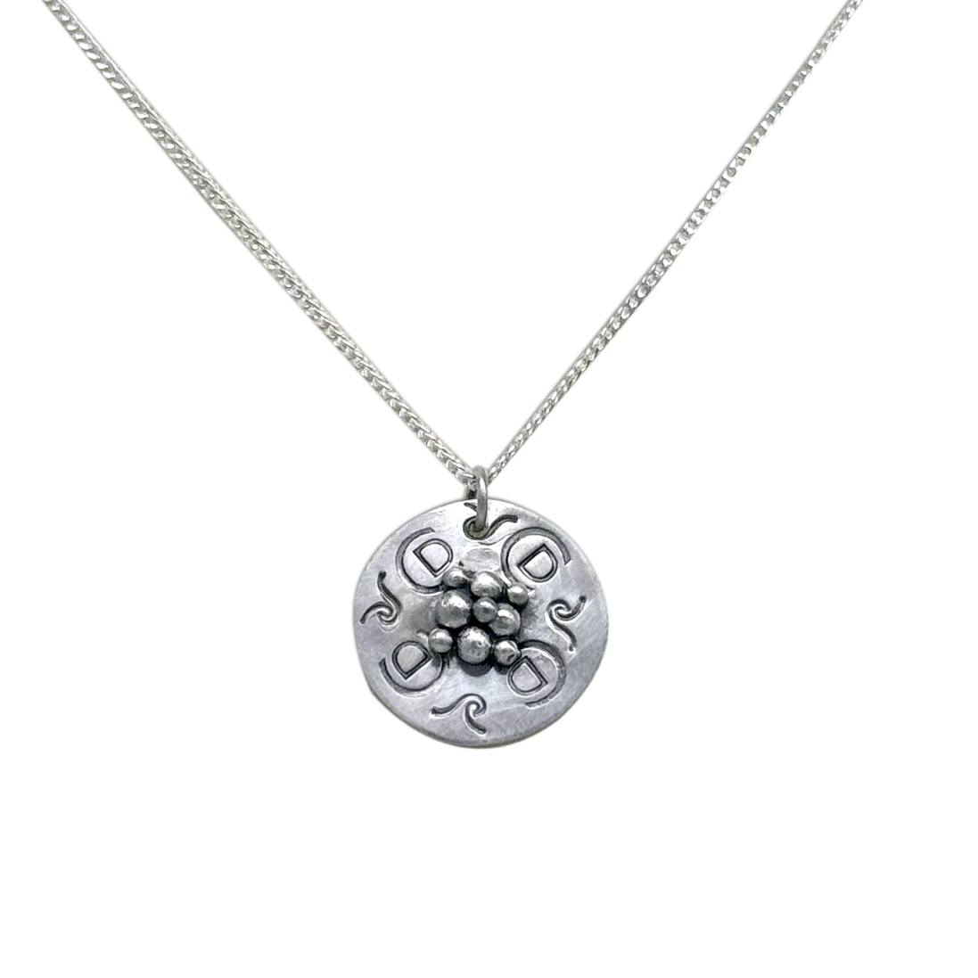 Circle Necklace with Beads